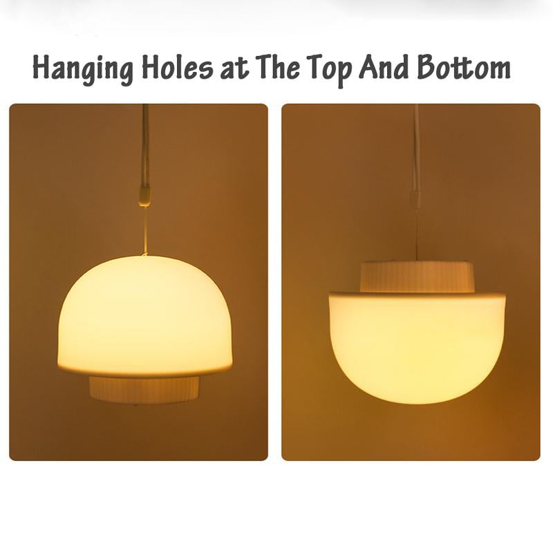 1Pc Mushroom Table Lamp, LED round Bedside Lamp for Family and Study, Rechargeable Usb-Charge Desk Lamp - Mobile, Lights Desk Lamp